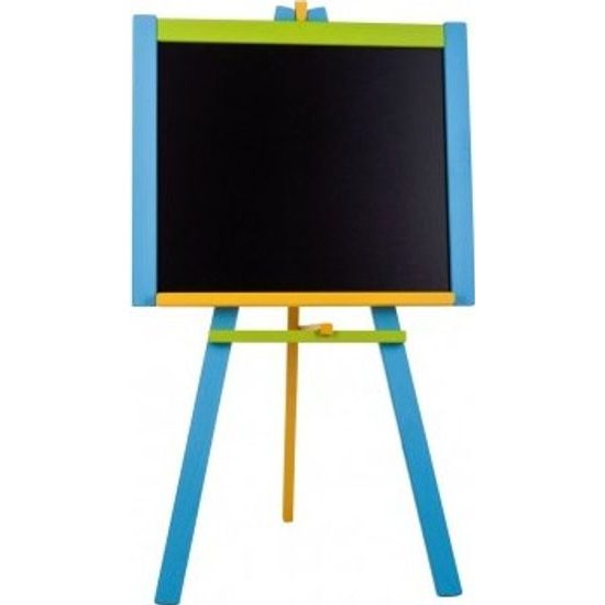 Dřevěná Tabule stojanová - modrá sololit