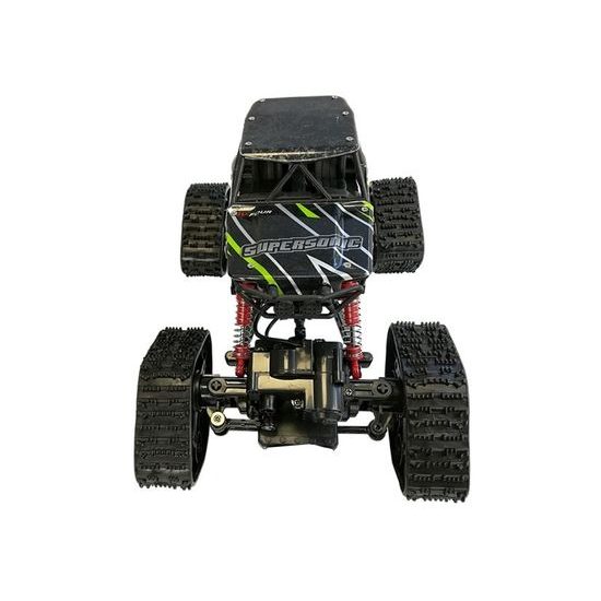 Auto na dálkové ovládání 4x4 s výměnnými koly Rock Climber 1:18 černo-zelené