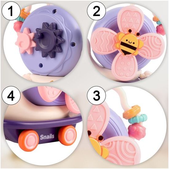 Interaktivní větráček pro děti Windmill Snail