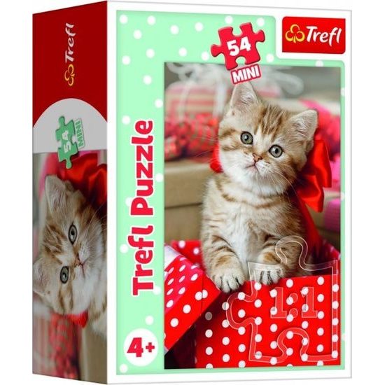 Minipuzzle 54 dílků Zvířátka - mláďata - mix 4 druhy