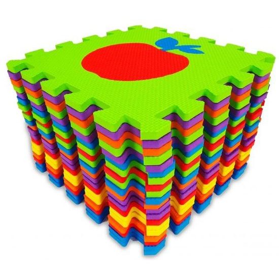 Ecotoys XXL pěnová puzzle hrací deka Happy Fruit