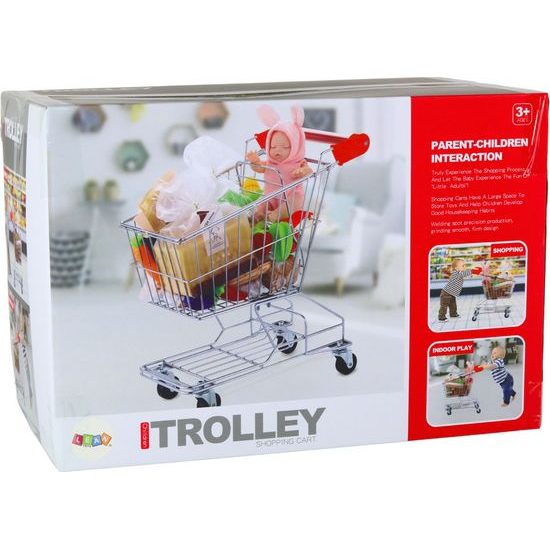 Nákupní kovový košík pro děti