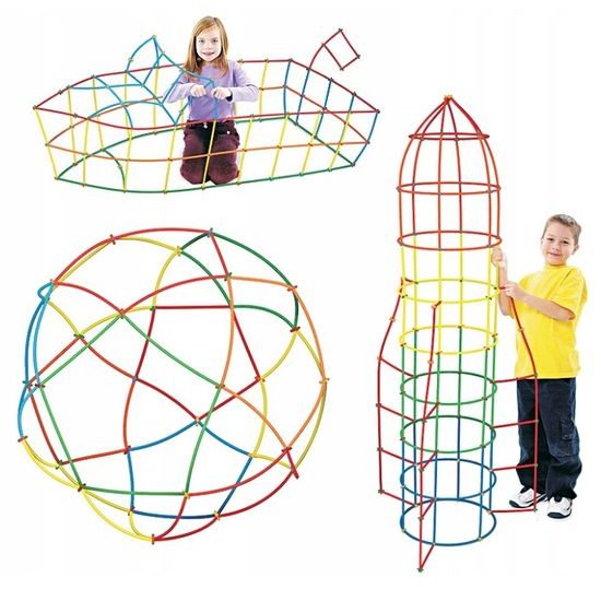 Doris kreativní stavebnice ze slámek Straws Blocks 700 dílků