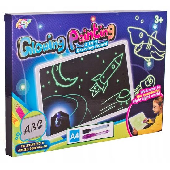 Doris kreslící LED tabulka 2v1 Glowing Painting