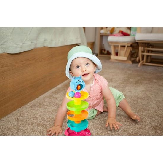 Naučná skluzavka s míčky Hrošík