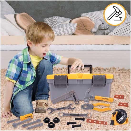 Sada dětského nářadí v kufříku Craftsman Box