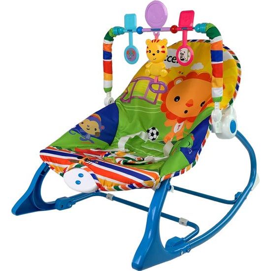 Dětské vibrační houpátko Seat 2v1 Tygr Blue