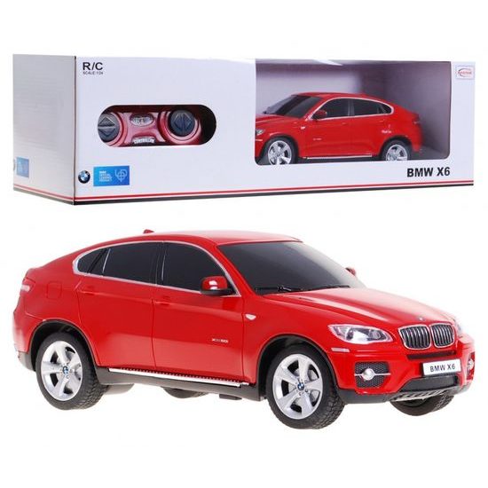Rastar auto na dálkové ovládání BMW X6 1:24 červené