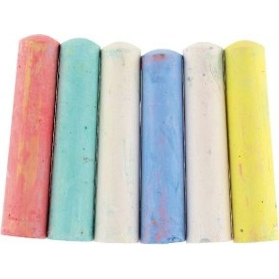 Křídy barevné chodníkové 6ks