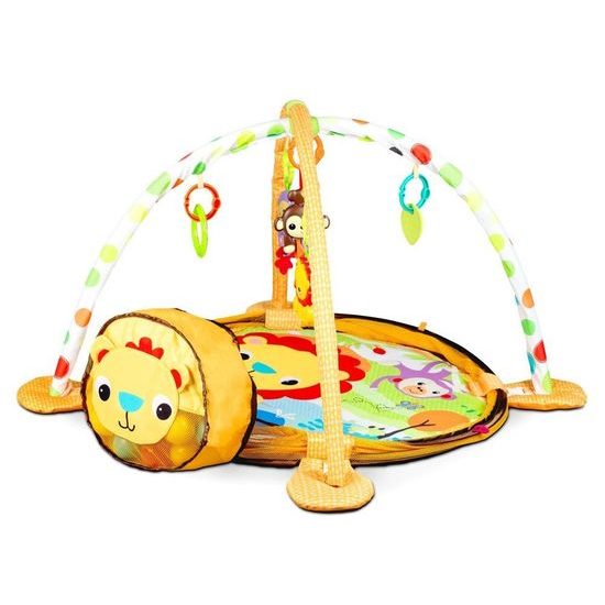 Ecotoys hrací deka s 30 míčky Lvíček