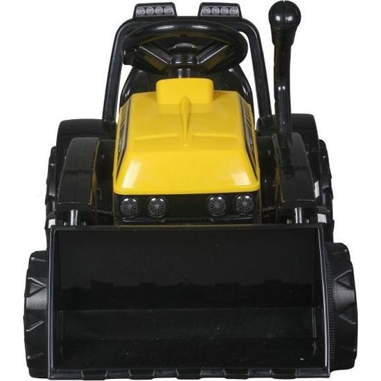 Elektrický žlutý traktor ZP1001B s přední radlicí