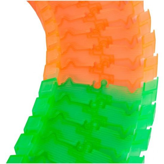 Svítící autodráha s autíčkem na baterie 123 dílků Luminous Rail