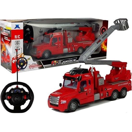 Hasičské auto na dálkové ovládání se žebříkem