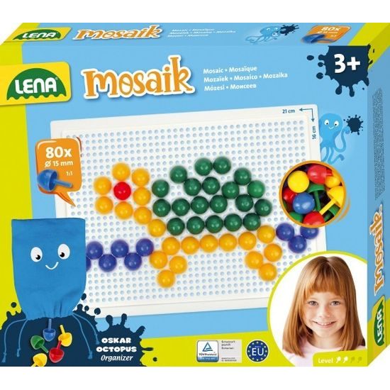 Mozaika klobouček - hladký 80ks