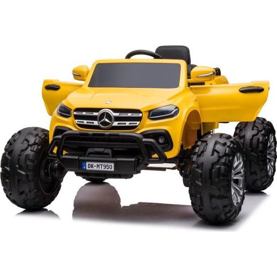 Dětské elektrické autíčko Mercedes DK-MT950 4x4 lakované žluté