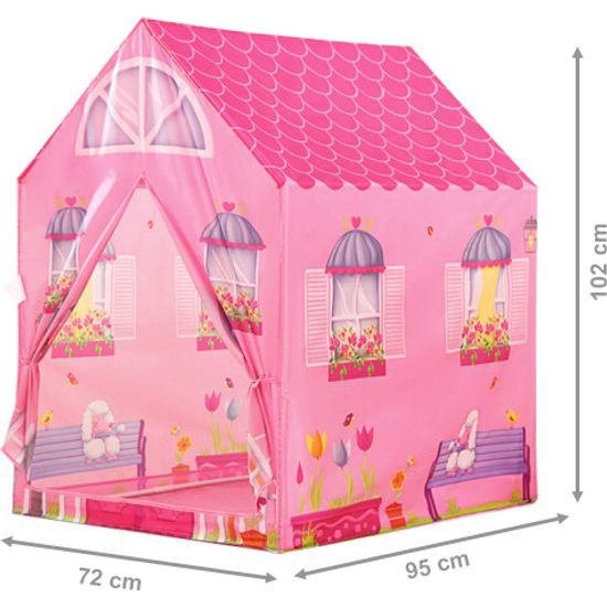 Ecotoys dětský stan Růžový palác