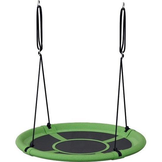 Houpací kruh zelený 100 cm - látková výplň