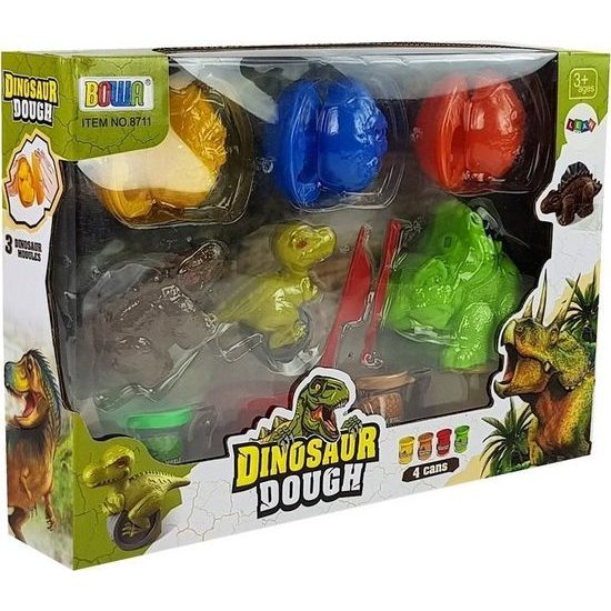 Playdough Dinosauří plastelína s formami