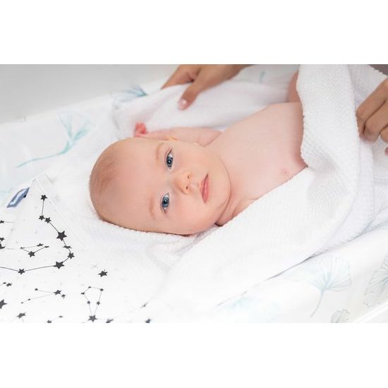 Dětská osuška Sensillo KREPA 100 X 100 cm Bílá