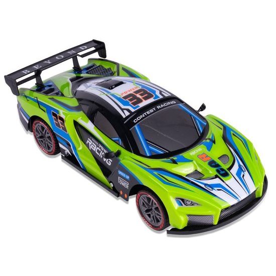 Autíčko na dálkové ovládání s LED podsvícením Speed Racing 1:12 - zelené