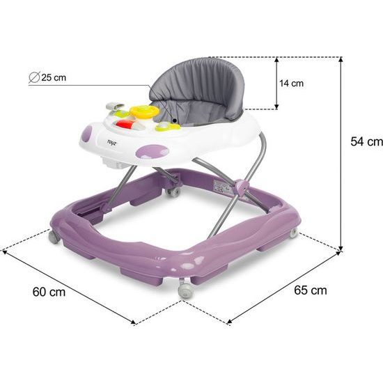 Dětské chodítko Cario purple