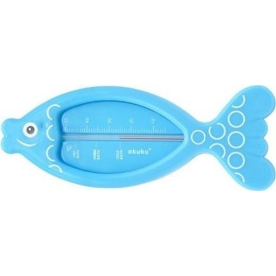 Dětský teploměr do vaničky Akuku Rybka modrý