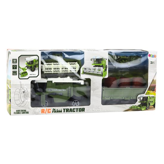 Kombajn na dálkové ovládání T5 Farm s vlečkou