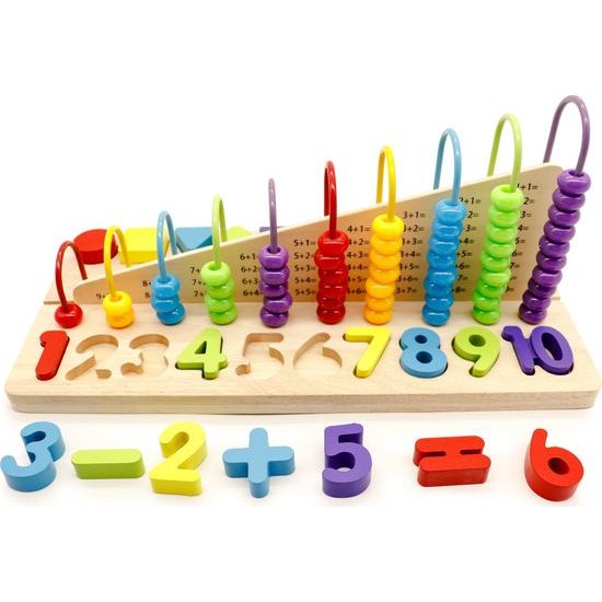 Ecotoys dřevěná edukační hračka Počítadlo