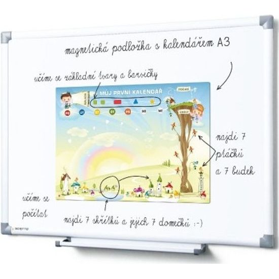 Kalendář magnetický - Školka 114ks magnetek