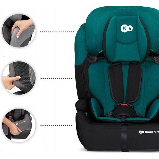 Autosedačka Kinderkraft Comfort Up 2023 i-Size 9-36 kg zelená