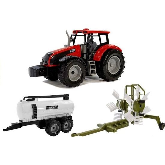 Traktor se dvěma přívěsy pro děti