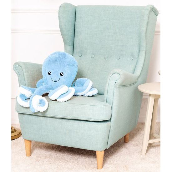 Plyšová chobotnice Monty 60 cm - modrá