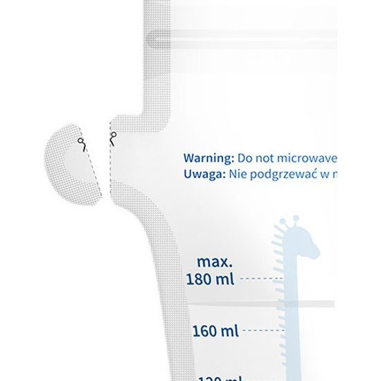 Sáčky na uskladnění mateřského mléka 180ml, 30ks
