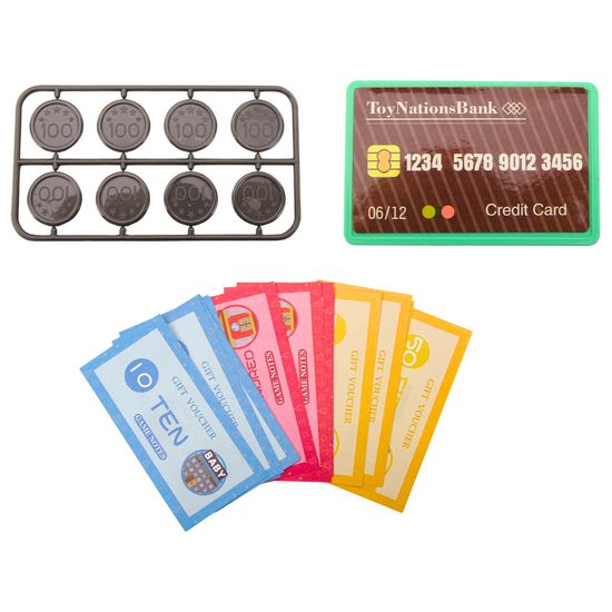 Dětská pokladna se skenerem Calculator Cashier - růžová