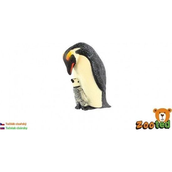 Tučňák císařský s mládětem zooted