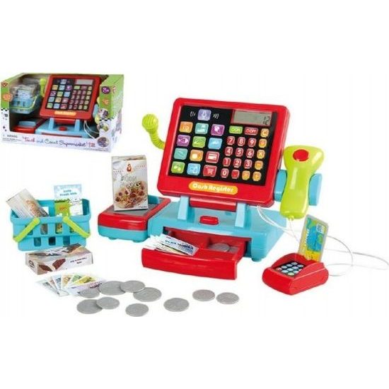 Dotyková pokladna s doplňky na baterie