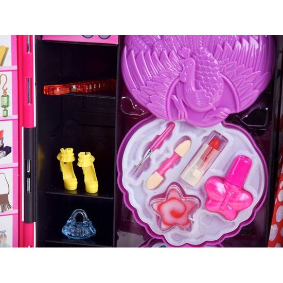 Panenka se šatníkem a doplňky Beauty Belle