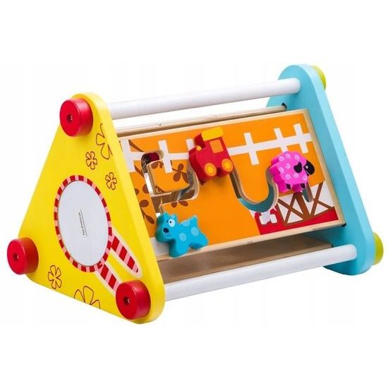 Ecotoys dřevěná edukační hračka 5v1 Sovička