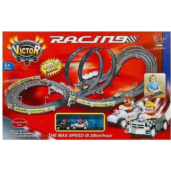 Autodráha Racing  452 cm + Mario autíčka