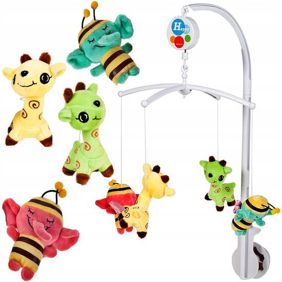 Kolotoč nad postieľku s plyšákmi Shacking Bell