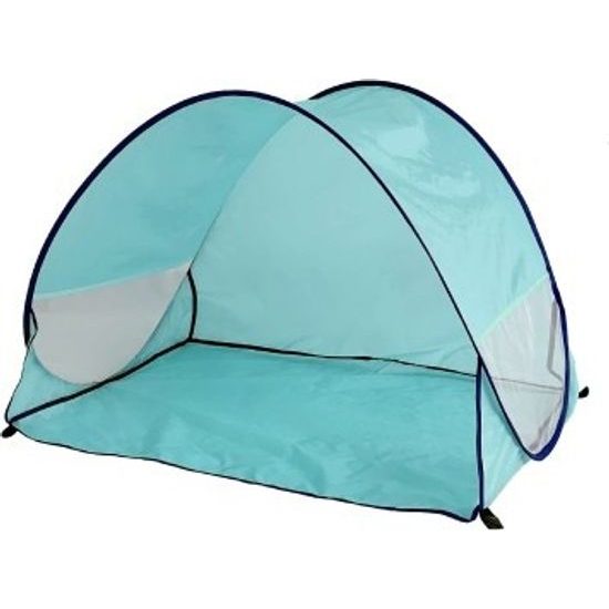 Stan plážový s UV filtrem - samorozkládací - obdelník modrý