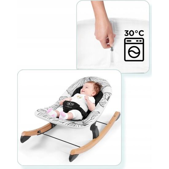 Kolébka Kinderkraft Finio dřevěná černá