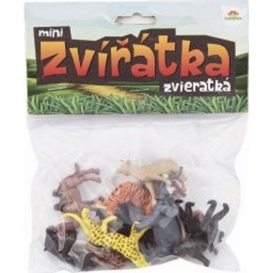 Zvířátka mini safari ZOO - 12ks