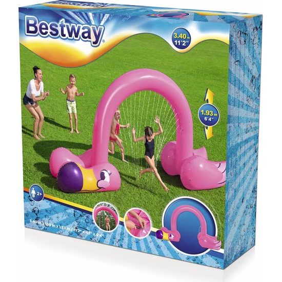 Nafukovací branka s rozprašovači, Plameňák