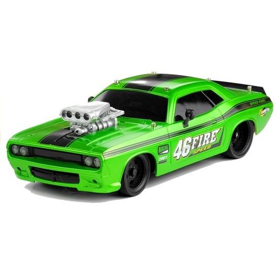 Auto na dálkové ovládání Muscle Car zelené 1:16