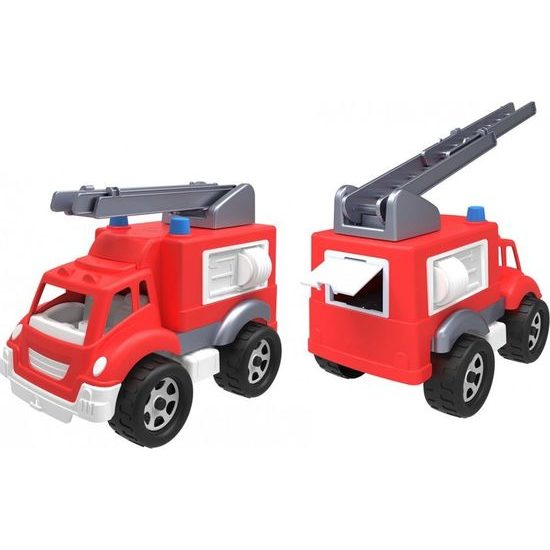 Hasičské auto + helma