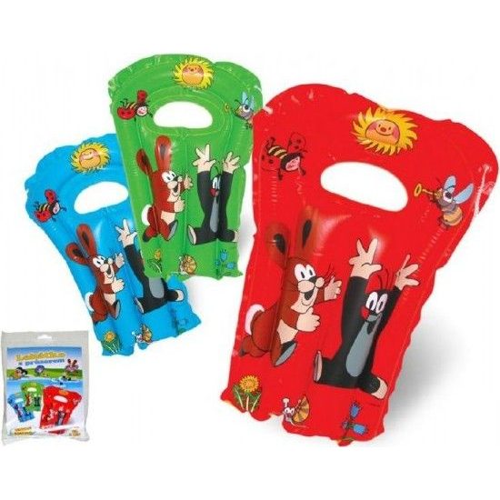 Lehátko nafukovací s průzorem - krtek - mix 3 barvy