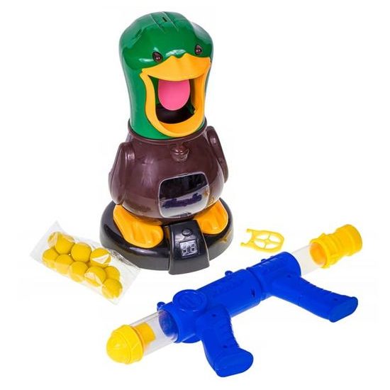 Dětská hra Hladová kachna - střelba na cíl