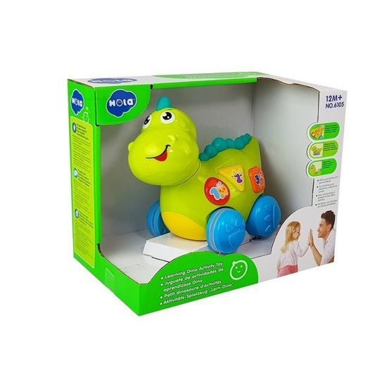 Huile Toys interaktivní Dinosaurus pro nejmenší se světlem a zvukem