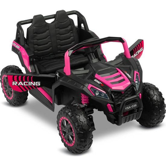 Elektrická čtyřkolka AXEL růžová